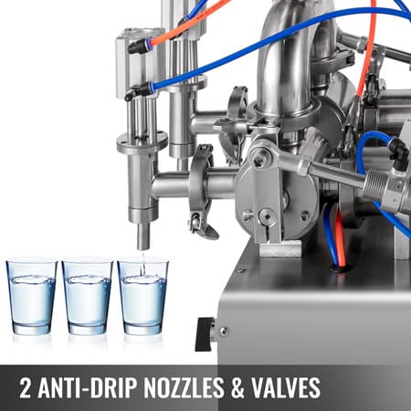 2 Anti-drip Nozzles & Valves